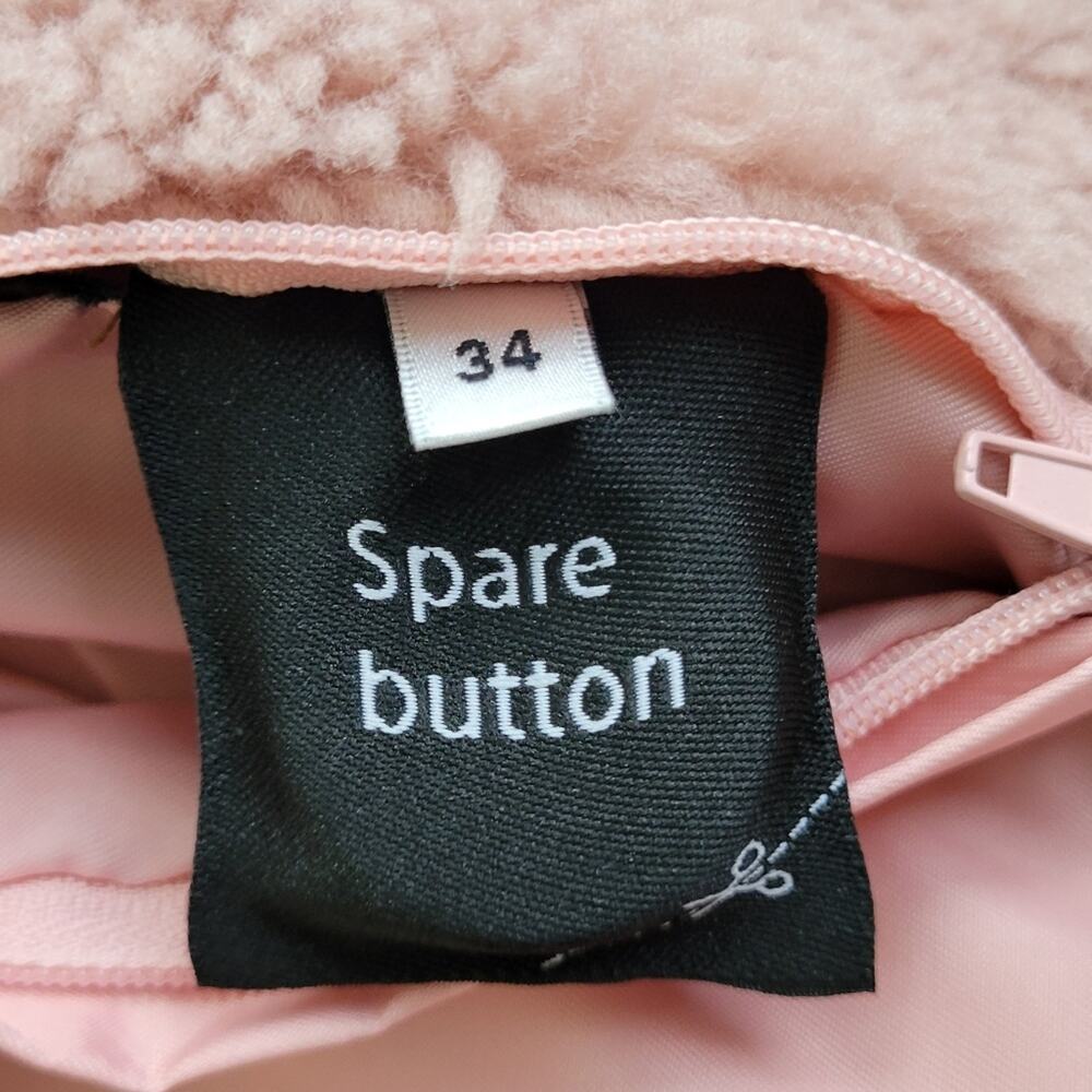 Stand Studio Donna Rosa Teddy Coat Blush Pink XXS 34 00 - Picture 5 of 9